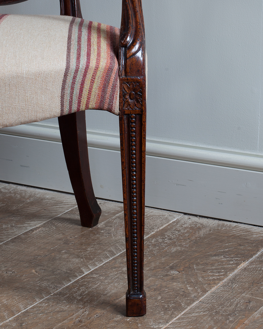 Antique Open Arm Chair
