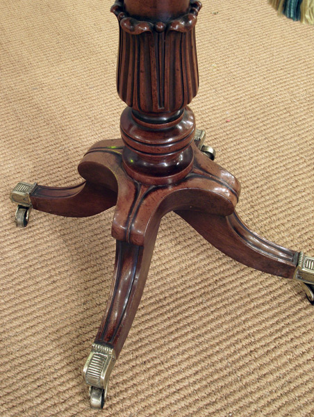 Regency mahogany work table