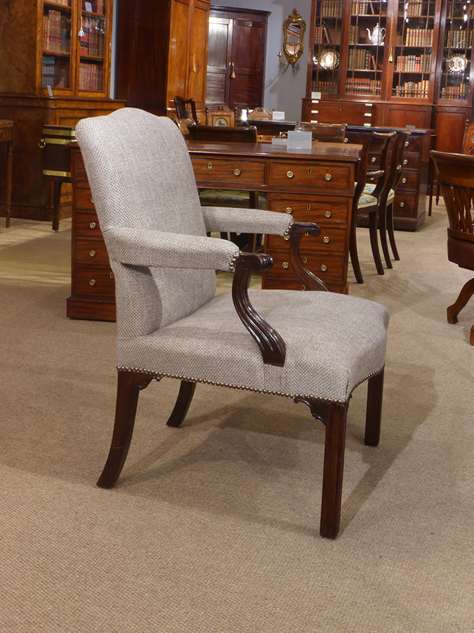 armchair, 18th century arm chair, antique armchair Antique