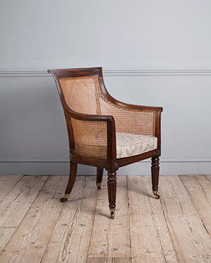 Antique cane chair