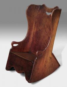 Antique child's rocking chair