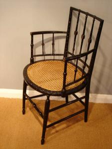 Antique chinoiserie chair