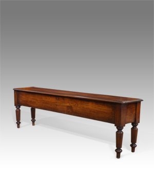 Antique hall bench