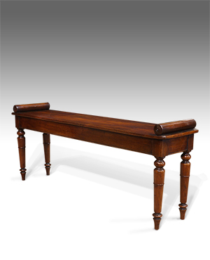 Antique hall bench