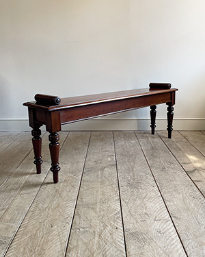 Antique hall bench
