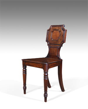 Antique hall chair