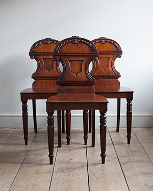 Antique Hall Chairs