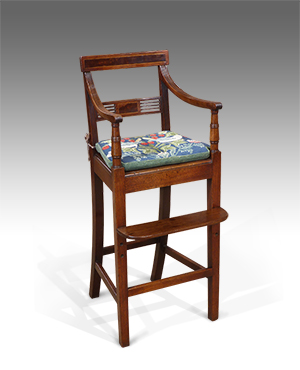 antique high chair