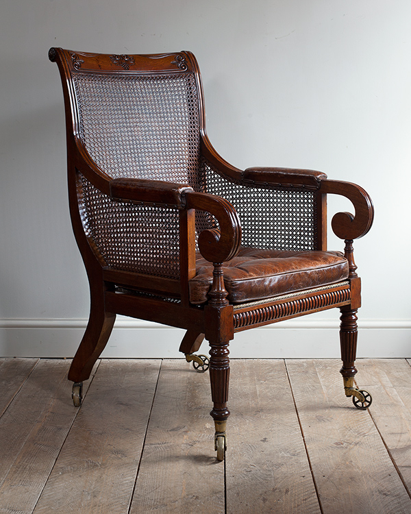 Antique Library Bergere 