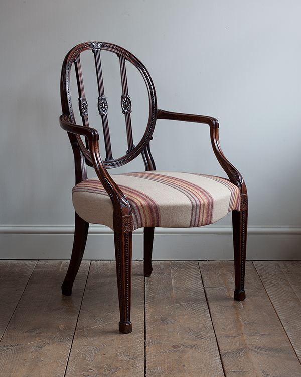Antique Open Arm Chair