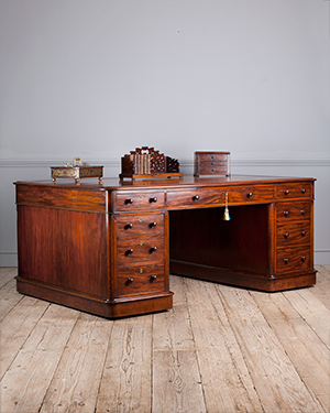 Antique partners desk