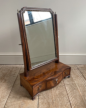 Antique toilet mirror