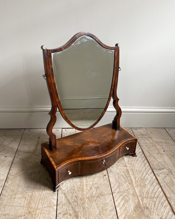 Antique toilet mirror