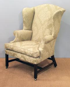 Antique wing arm chair