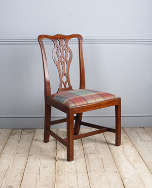 Georgian mahogany side chair