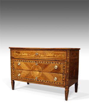 Italian marquetry commode