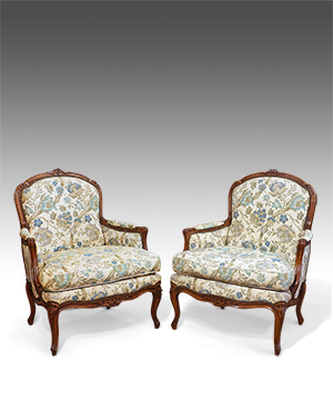 Pair of antique arm chairs