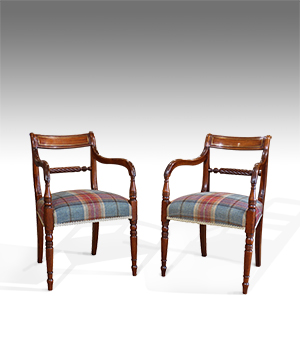 Pair of carver chairs