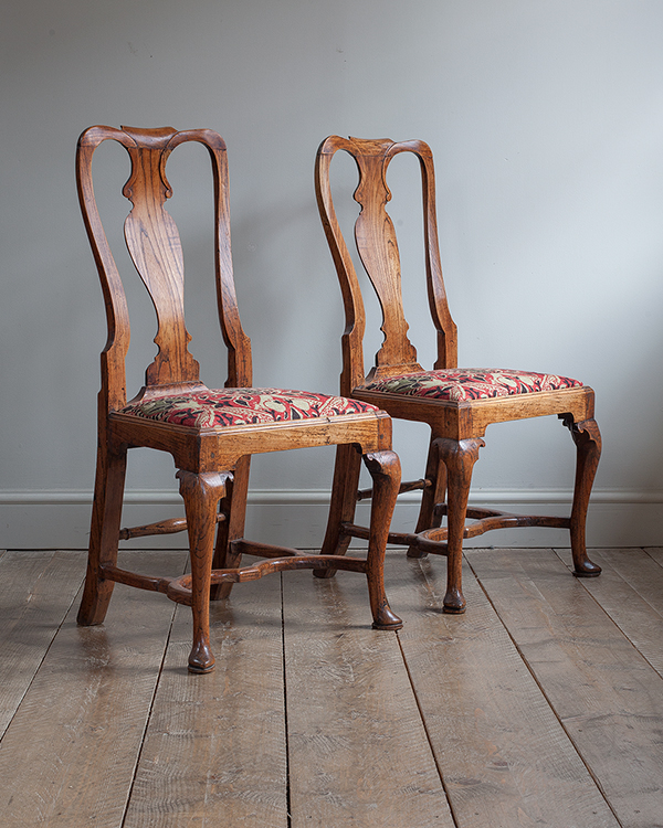 Pair of Georgian Elm Chairs