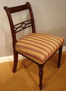 Pair of Regency dining chairs