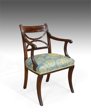 Regency desk chair