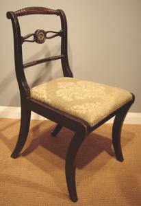 Regency ebonized chair