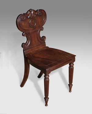 Victorian hall chair