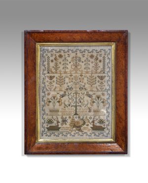 Victorian needlework sampler