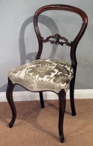 Victorian rosewood dining chair